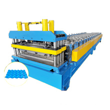 automatic glazed metal roof tile roll forming machine